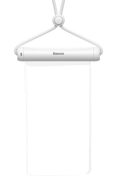 Other Husă impermeabilă Baseus pentru telefon, cu capac glisant, albă.