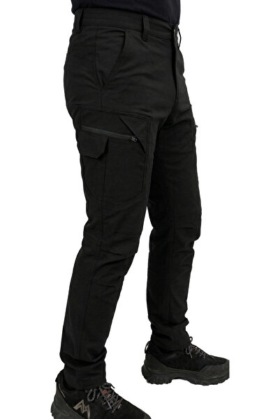 Mysia Outdoor TREKKİNG PANTOLON SİYAH OUTDOOR TACTİCAL KORUMA PANTOLONU LİKRALI