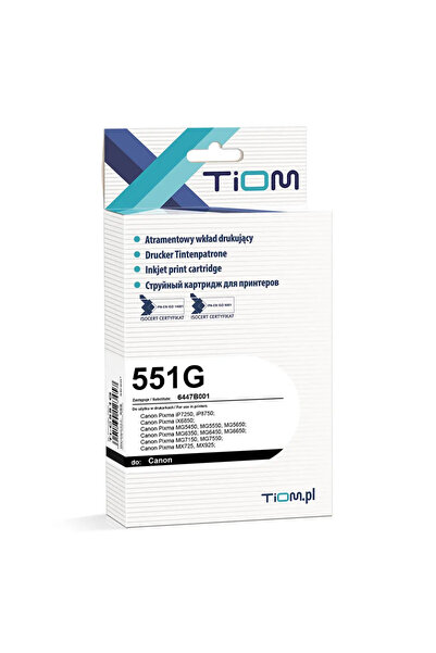 Other Cartuș de cerneală Tiom pentru Canon CLI-551G |   IP7200/M5450 |   gri
