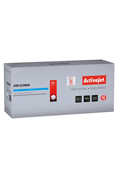 ActiveJet Тонер ATK-5230CN (замества Kyocera TK-5230C; Supreme; 2200 страници...