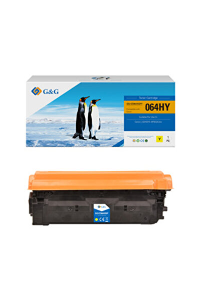 G&G Cartuș toner compatibil cu Canon 064 H Y, NT-CC064XQFY-RC, galben, 10500 ...