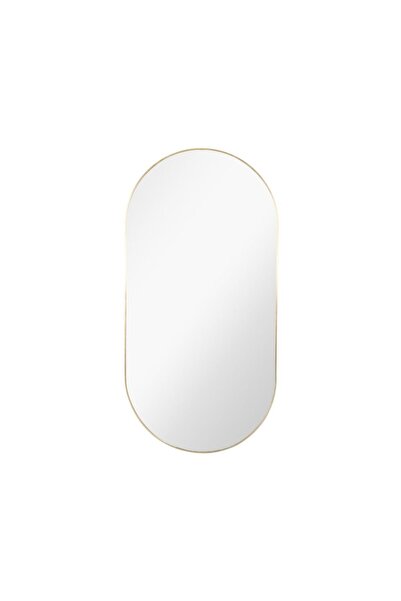 Danube Home مرآة حائط ذهبية زينورا 60×120×0.6 سم، مرآة زخرفية كبيرة بطول كامل