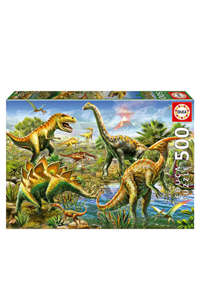 Educa Puzzle 500 Parça Jurassic Oyun Alanı 19903