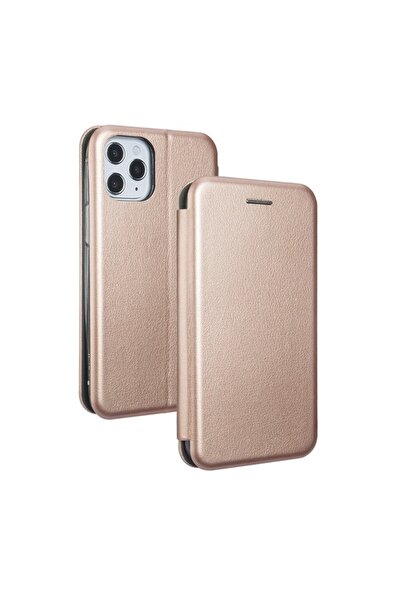 NO NAME Beline Husă tip carte magnetică iPhone 12 mini auriu-roz/rosegold