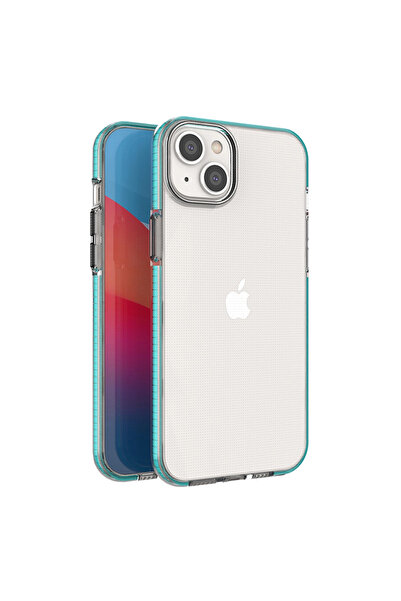 Hurtel Husă de silicon SPRING CASE pentru iPhone 14 Plus, cu ramă, albastru d...