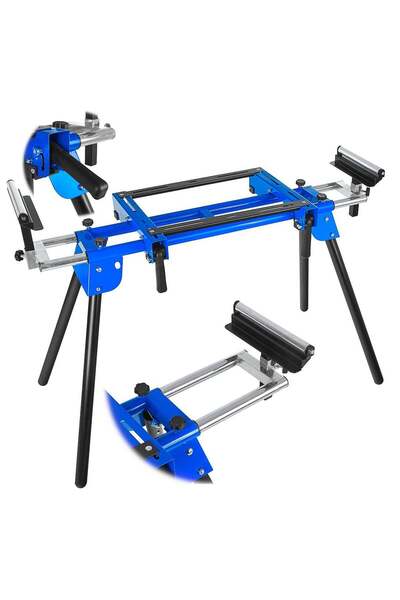 GEKO Πάγκος Εργασίας Για Φαλτσοπρίονο 200kg 1000-1650x580x810-919mm