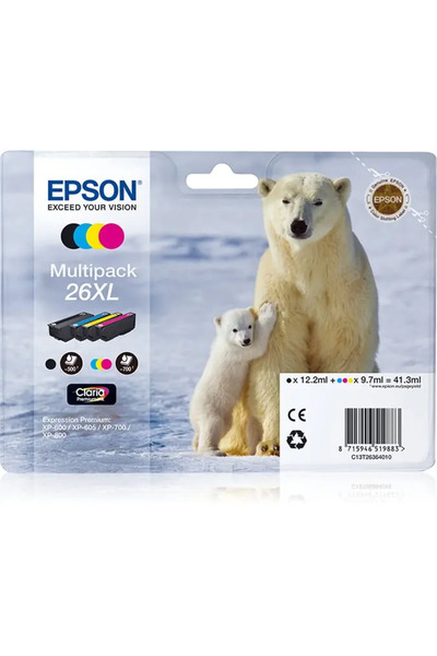 EPSON Multipack de cerneală Nr. 26XL Epson26XL 26XL (Blister) (C13T26364010)