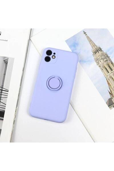 Beline Husă cu inel de silicon pentru iPhone 12 Pro Max, albastru ocean
