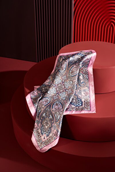 JAWEL Kadın Etnik Desenli 55*55 cm Bandana & Fular
