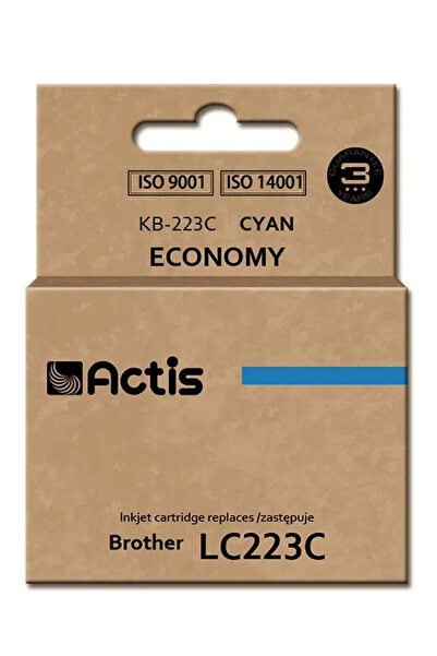 Other Actis Ink Cartridge for Brother printer replacement for LC223C, cyan (K...