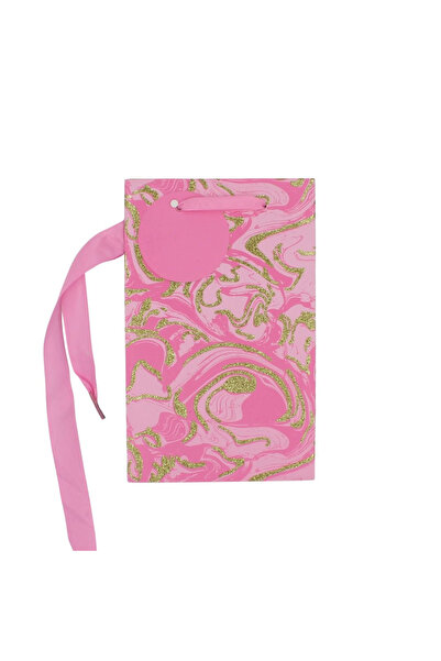 Eurowrap Clairefontaine P Τσάντα Δώρου Άρωμα Ροζ Μάρμαρο Γκλίτερ