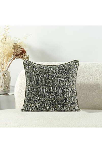 Danube Home Jacquard Cushion - Green - 45x45 cm