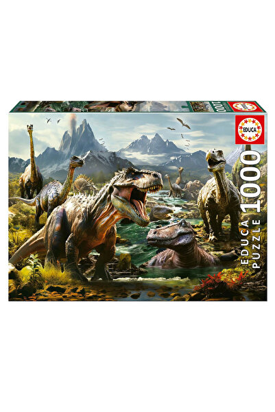 Educa Puzzle 1000 Parça Vahşi Dinozorlar 19924