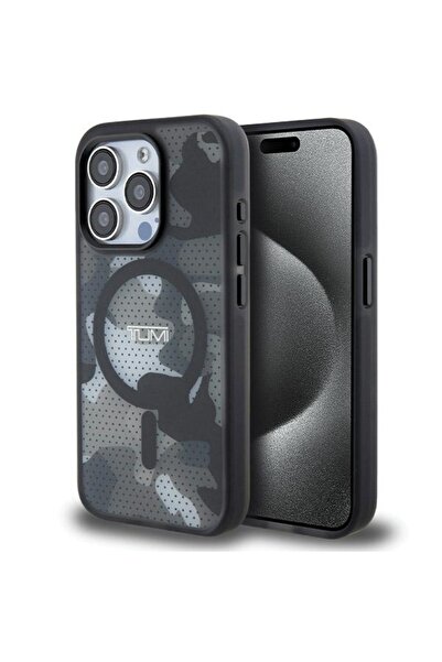 TUMI TUHMP15XTCAMK iPhone 15 Pro Max 6.7 " negru/negru carcasă rigidă cu impr...