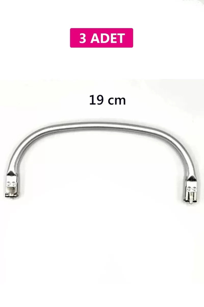 Genel Markalar Gizli Metal Mango Çanta Bursu – 3 Adet - 19 cm - Metal Çanta A...
