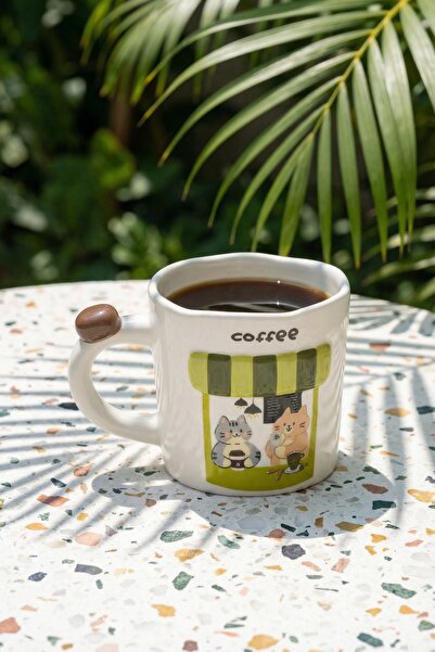 ACAR Coffee Shop Porselen Kupa - 425 ml