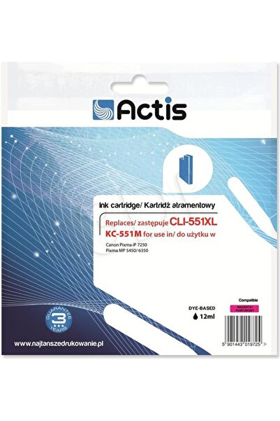 Other Ink cartridge Actis KC-551M (Canon CLI-551M) Magenta
