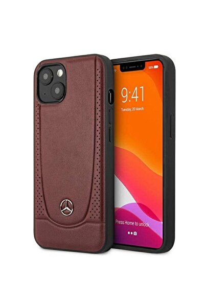 Mercedes Benz MERCEDES MEHCP15SARMRE IPHONE 15 6.1 " ROȘU/HARDCASE din piele ...