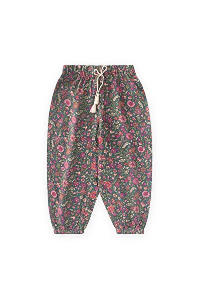 Cigit Σαλβάρι βισκόζης με σχέδια, πράσινο, για 2-10 ετών