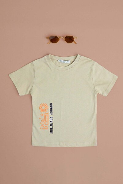 Fulla Moda Savage Adventure Printed Boys' T-Shirt