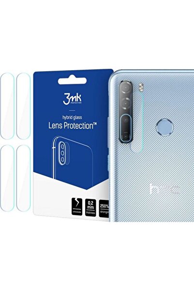 3MK Lentilă de sticlă hibridă flexibilă pentru HTC Desire 20 Pro, 4 bucăți.