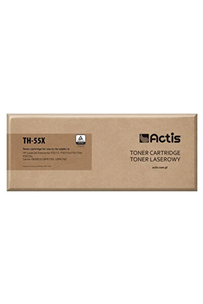 Actis Тонер касета TH-55X черна, заместител на 55X (TH-55X)
