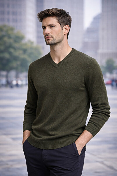 MARCO SERUSSI Cashmere kazak erkek