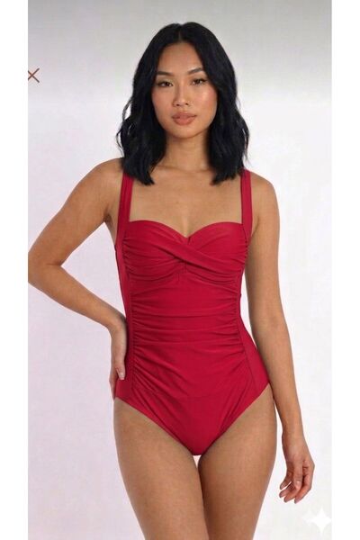 DRESSY LIFE Drapeli Gathering Women's Swimsuit, Beach Wear