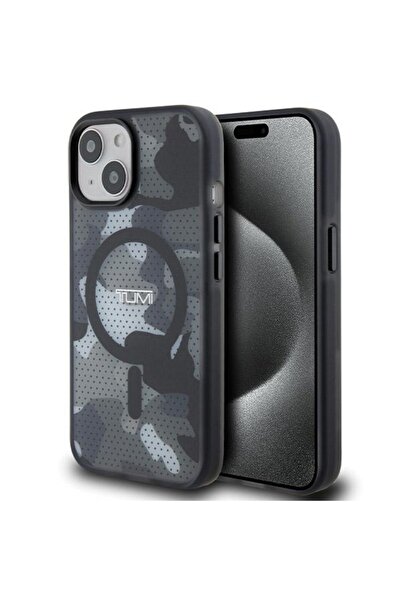 TUMI TUHMP15STCAMK iPhone 15/14/13 6.1 " negru/negru carcasă rigidă cu imprim...