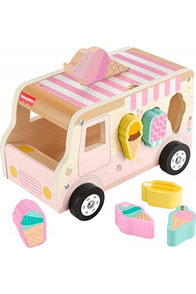 FISHER PRICE Mattel Fisher-Price Sortator de forme din lemn în formă de înghe...