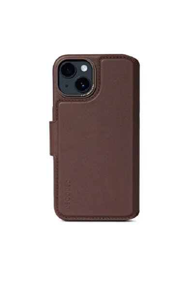 Other Portofel detașabil din piele Decoded, maro - iPhone 14 Plus