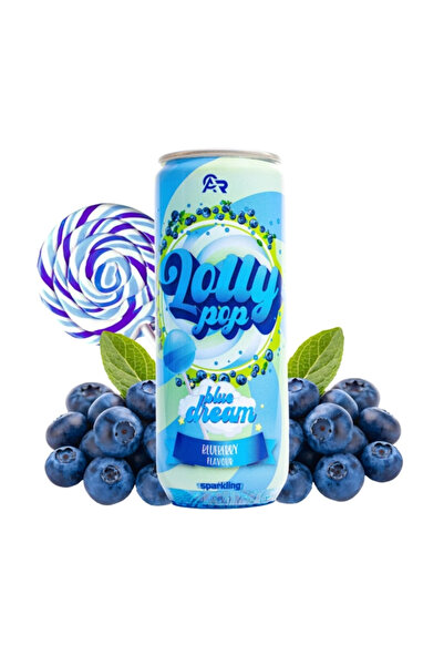 Gayoor Lolly Pop Blue Sparkle Yaban Mersini Aromalı Serinletici 330 ml * 6'lı