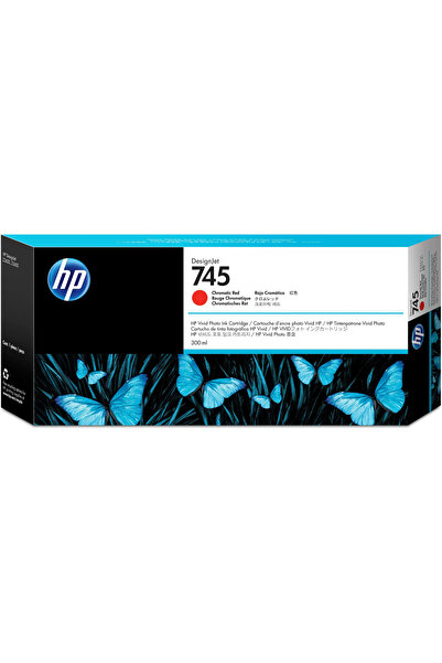 HP 745 - High Capacity - chromatic red - original - DesignJet - ink cartridge