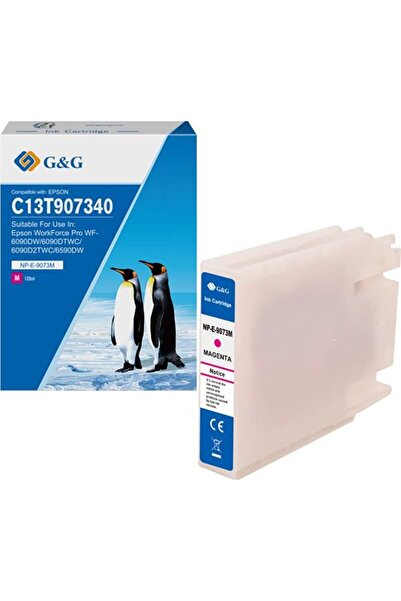 G&G compatible ink cartridge with C13T907340, NP-E-9073M, magenta