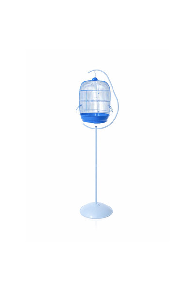 Dayang A309 Blue Bird Cage & PED9930 White Stand Combo – Stylish Habitat for ...