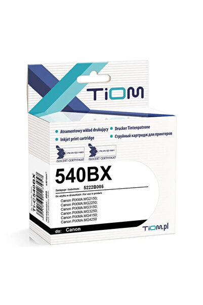 Other Tiom Ink Cartridge Tiom for Canon 540BX | 5222B005 | 15ml | black