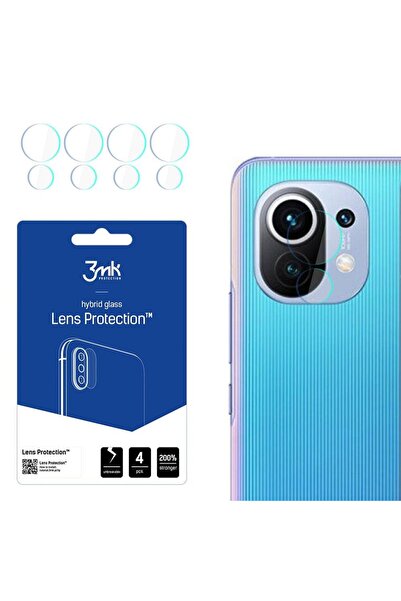 3MK Protecție lentilă Xiaomi Mi 11 5G [PACHET DE 4]