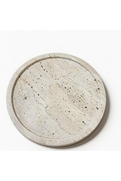 Danube Home New In Mirabella Cement Tray 20X20X2 cm -Beige