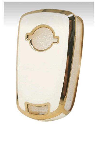 ÖZEN KEYS Opel Corsa C D Astra H Vectra C Combo Sustalı 2 Button Nano Key Case White-Gold