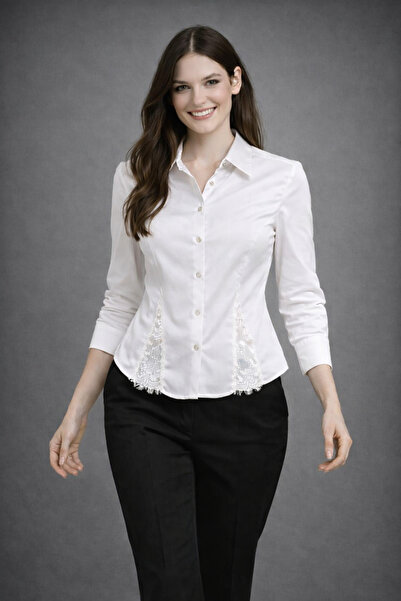 EGZOTİK ASORTİK Μακρυμάνικη μπλούζα με δαντέλα