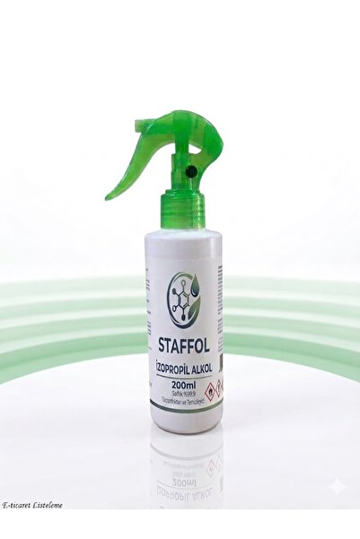 STAFFOL 200 ML SAF IZOPROPİL IPA TEMİZLİK SOLVENTİ
