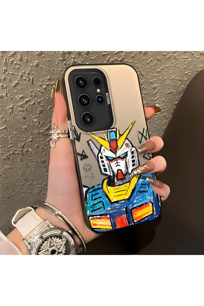 CASEVIBE حافظة حماية متوافقة مع هاتف سامسونج جالاكسي S23 ألترا، بتصميم روبوت ...