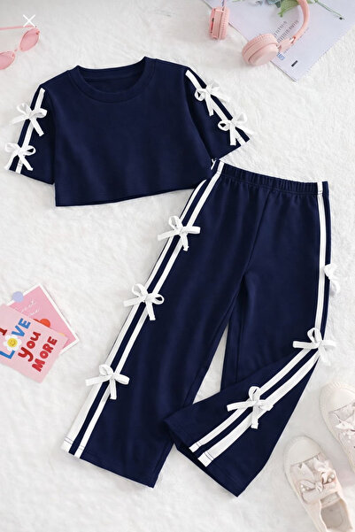 Machetta Παιδικό ΝΕΟ Σετ μπλουζάκι και φούτερ με φιόγκο