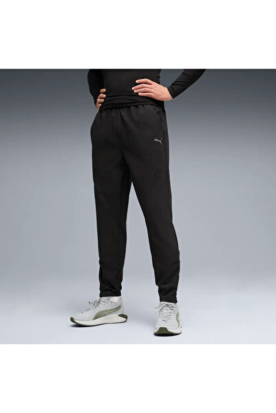Puma M PWRMODE WARM UP PANT Μαύρο Παντελόνι Φόρμας