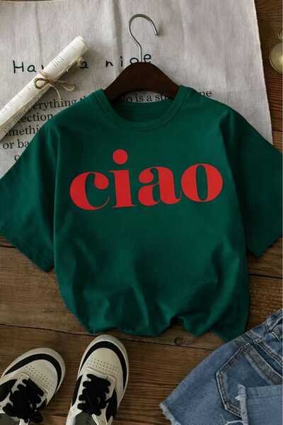 DM DOLCE MORE Παιδικό μπλουζάκι unisex με στάμπα Ciao 5GH6