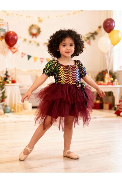 Lunas tekstil Βραδινό φόρεμα με σχέδιο ψαροκόκαλο για γενέθλια και ειδικές πε...