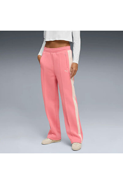 Puma T7 Παντελόνι Ροζ Γυναικείο Αθλητικό Παντελόνι