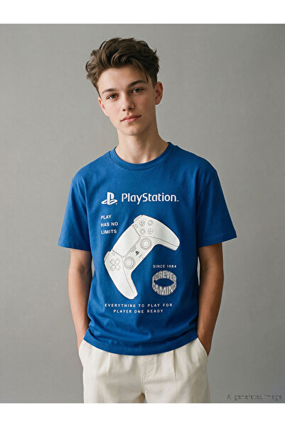 LC Waikiki Esvab • Modern & Distinctive Playstation Printed Boys' T-Shirt