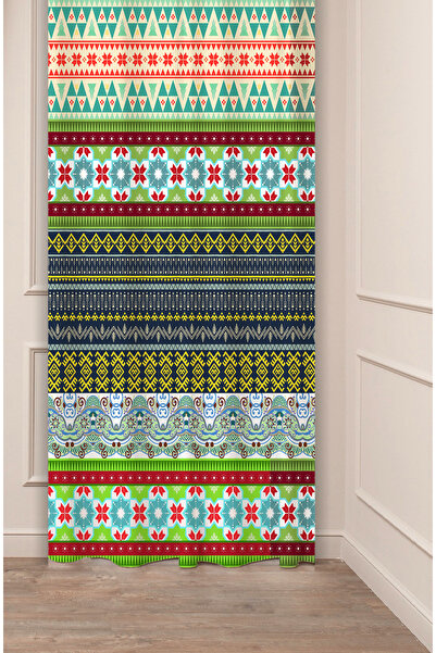 GREENDECOR Geometric Pattern Authentic Motif Nordic Patterned Specially Desig...