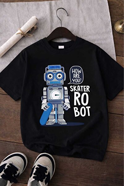 BENROMA ΡΟΜΠΟΤ ΠΩΣ ΕΙΣΑΙ ΤΟΥΣ; ΠΑΙΔΙΚΟ ΜΠΛΟΥΖΑΚΙ ΟΥΝΙΣΕΞ ΜΕ ΣΤΑΜΠΑ 5GH1